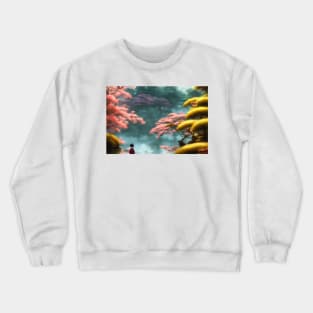 Pink Tree Gardens Crewneck Sweatshirt